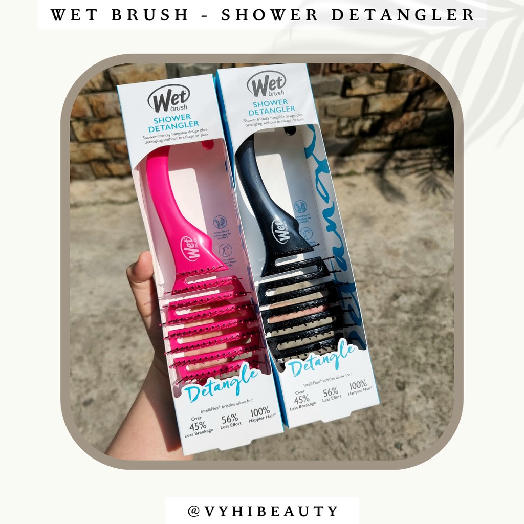 Lược Wet Brush Shower Detangler cho tóc ướt