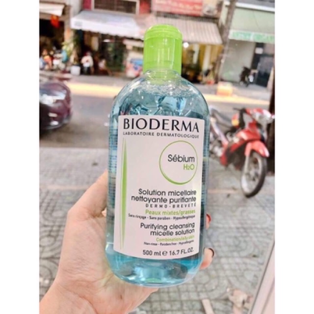 [Hàng sẵn] Tẩy Trang Bioderma 500ml