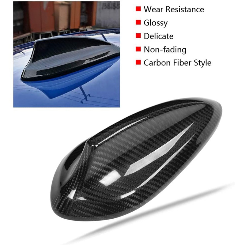 Ốp Ăng Ten Vây Cá Mập Bằng ABS Sợi Carbon Cho 1 3 4 5 7 Series M2 M3 M4 F87 F80 F82