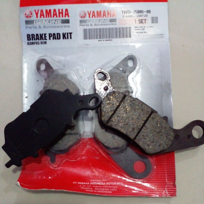 Bố thắng đĩa sau xe máy Motor Yamaha MT-03