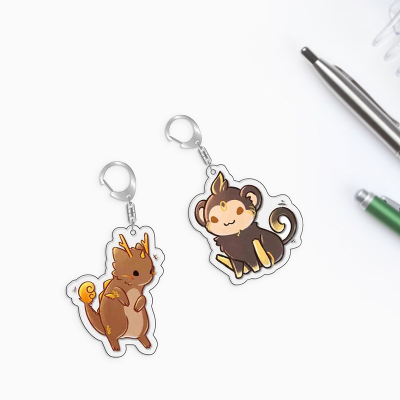 Tmdbyx Móc Khóa Kim Loại Mặt Hình Anime Genshin Va Chạm Hóa Trang Cho Nam Và Nữ