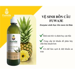 Nước Vệ Sinh Bồn Cầu Hữu Cơ  Eco-Enzyme 500ml An Toàn Cho Da Bảo Vệ Trẻ Em Tốt Cho Sức Khỏe