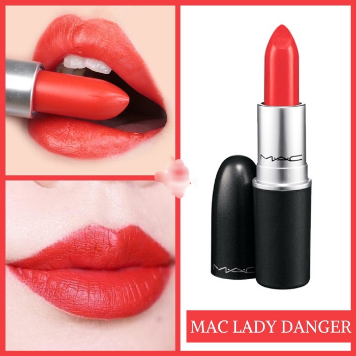Son Mac Màu 607 Đỏ Cam