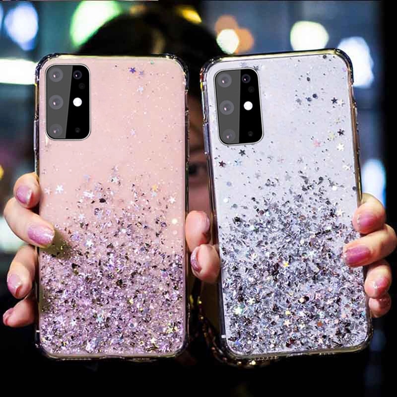 Bao Da Điện Thoại Lấp Lánh Cho samsung galaxy a71 a51 s21 ultra s20 fe s10 s9 plus s20 ultra note20 ultra Ốp