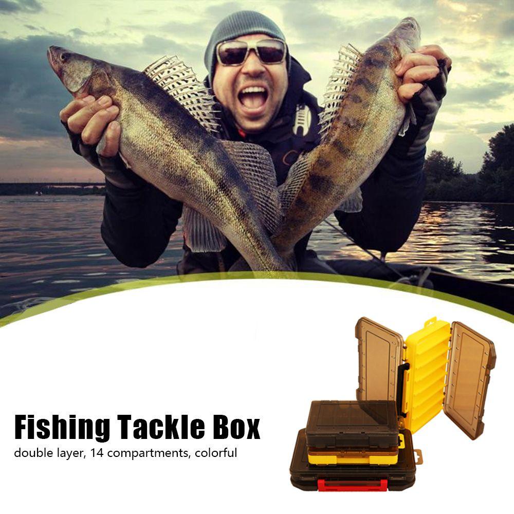 MAG Hộp Đựng Mồi Câu Cá Hai Tầng Tiện Dụng