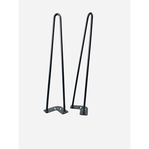 Chân Hairpin 70cm sắt sơn tĩnh điện màu đen