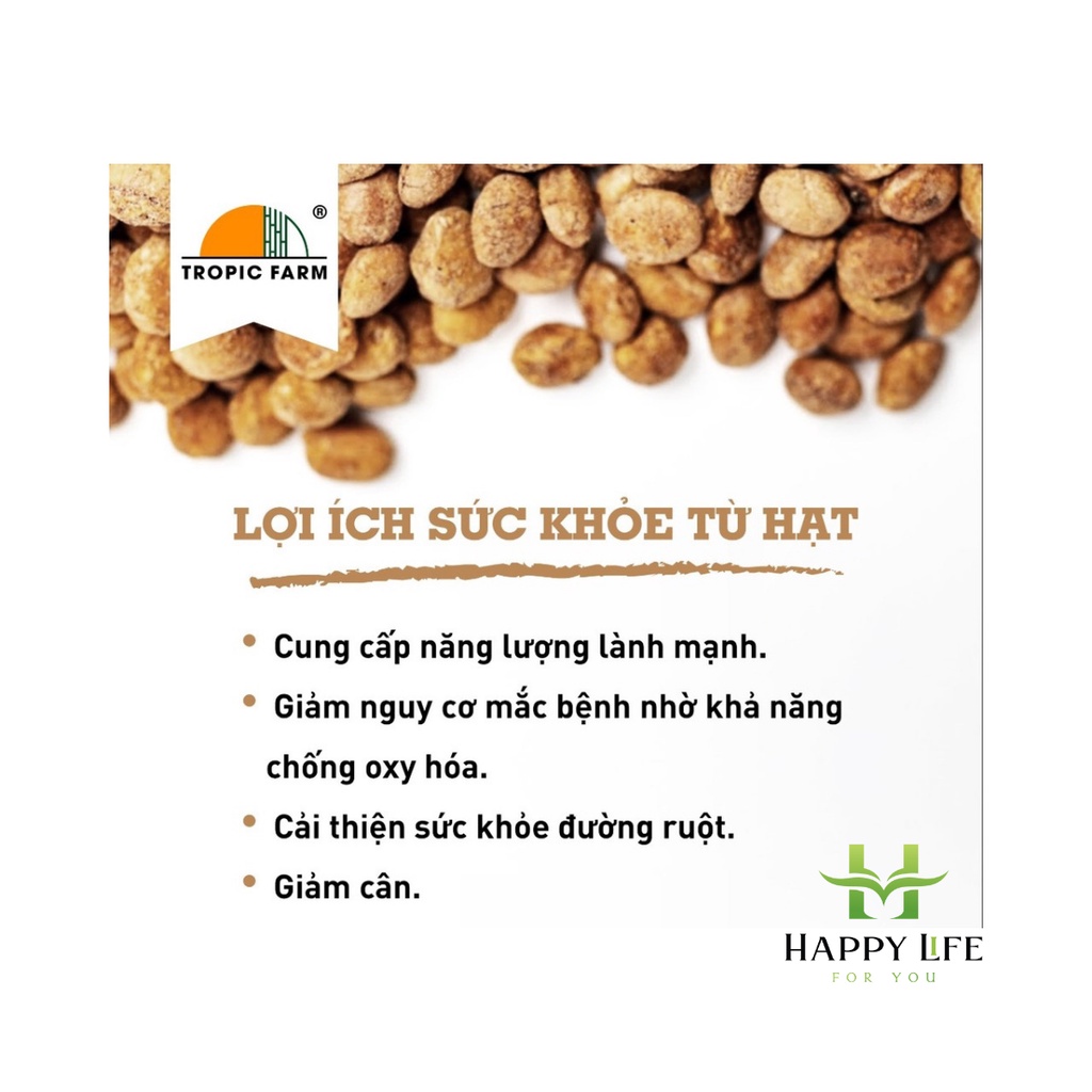 Hạt Sachi, hạt Sacha Inchi rang muối Omega snack chuẩn Organic (túi 60g) - Happy Life 4U