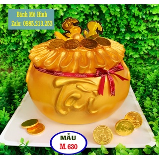 Bánh giả - bánh gato mô hình - mô hình hũ vàng tài M630