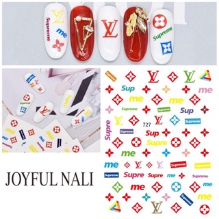 Sticker nail thương hiệu trang trí móng