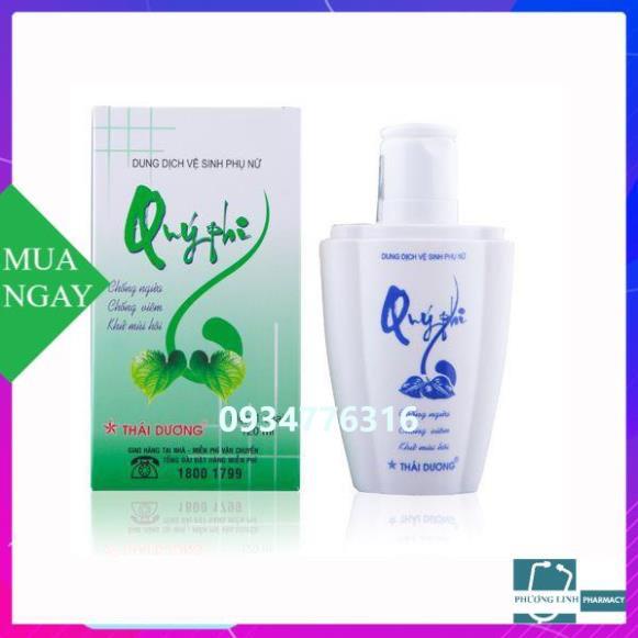 DUNG DỊCH VỆ SINH QUÝ PHI XANH 120ML