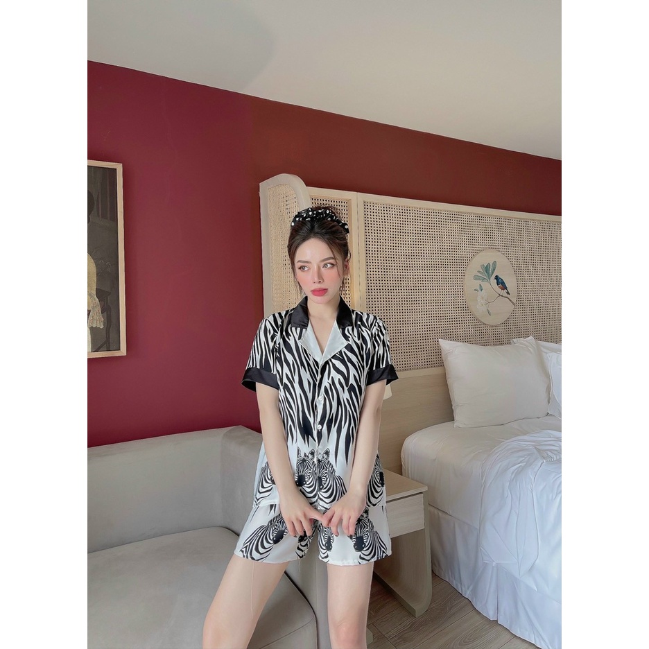 Bộ Đồ Ngủ Bizama Đùi Chất Vải Mango Mềm Mát Thấm Hút Mồ Hôi Tốt Hàng Cao Cấp Loại 1