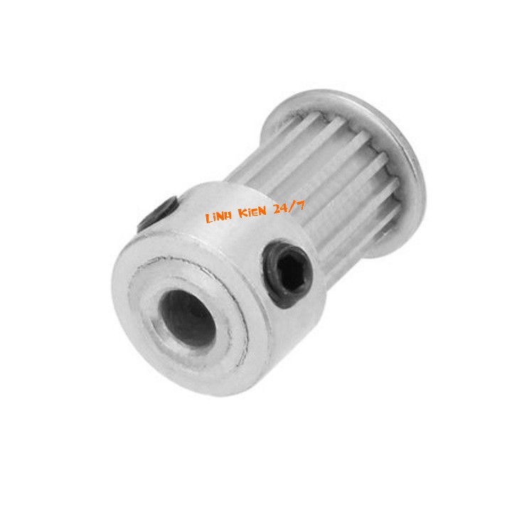 Puly Bánh Răng Nhôm MXL 16 Răng Bản 11mm Trục 5mm