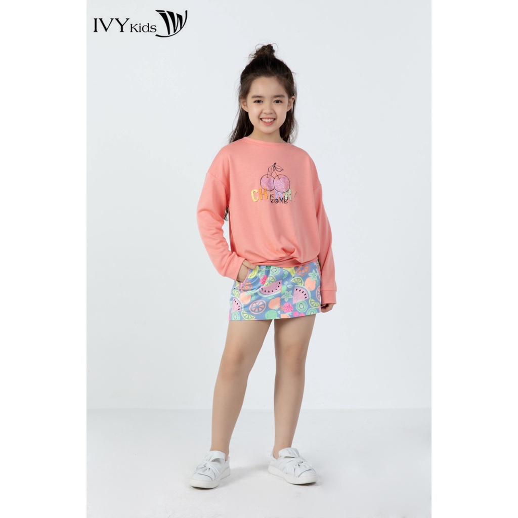 Chân váy bé gái hoa chữ A IVY moda MS 31G1274
