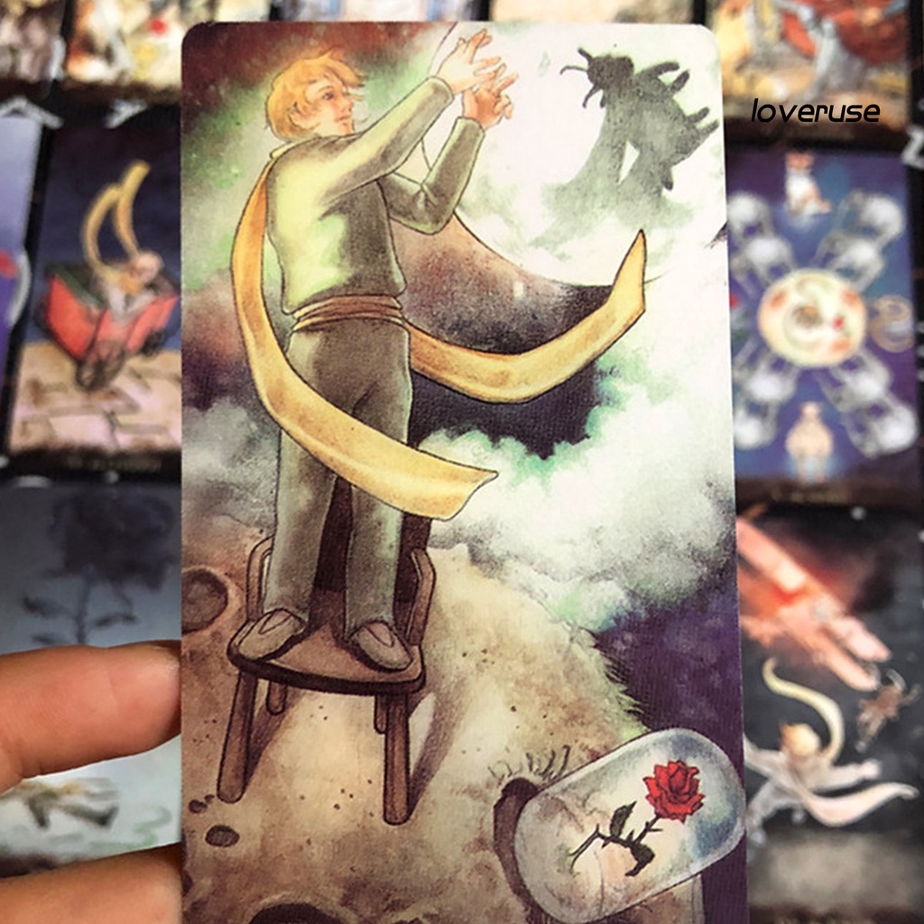 Bộ 78 Thẻ Bài Tarot Tinh Tế Phiên Bản Tiếng Anh Siêu Nhẹ Cho Predict / Yzwj /