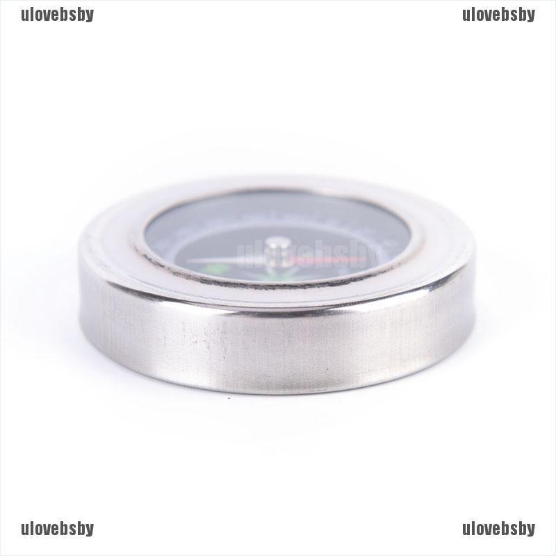 【ulovebsby】1pc 60mm metal stainless steel portable compass student outdoor spo