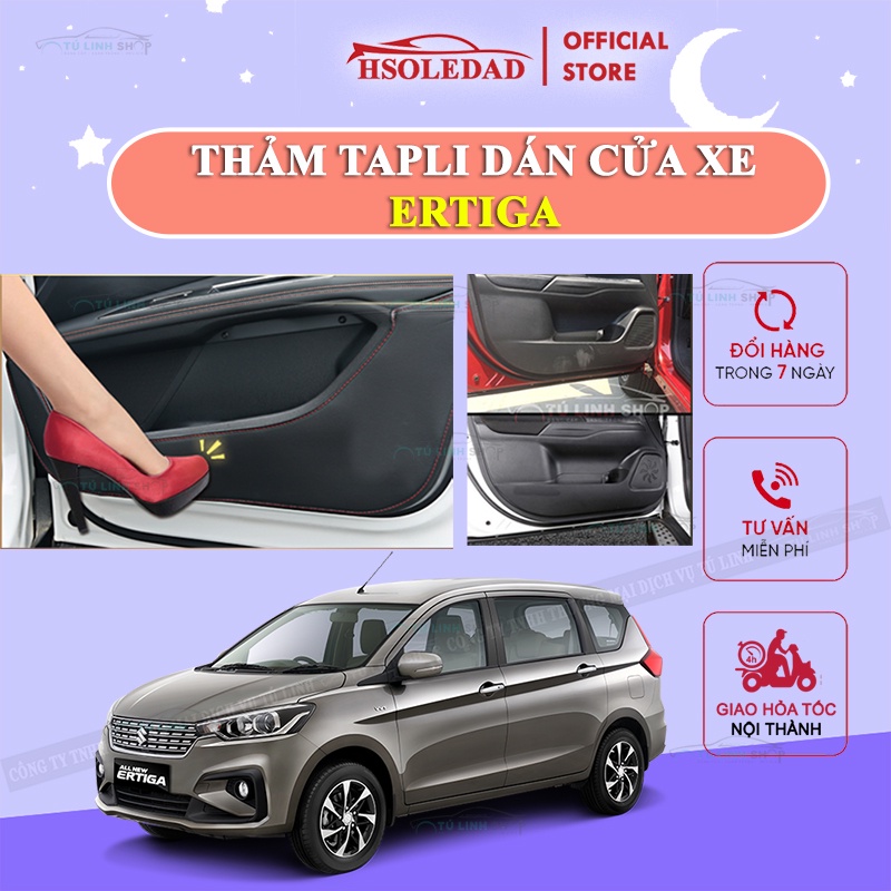 Bộ 4 Thảm Tapli ERTIGA dán cánh cửa chống trầy xước xe