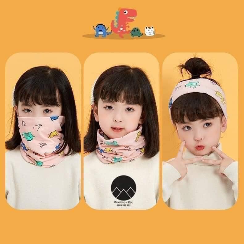 Khăn ống cotton giữ ấm cổ cho bé chất đẹp thời trang đa năng-giadungsieure
