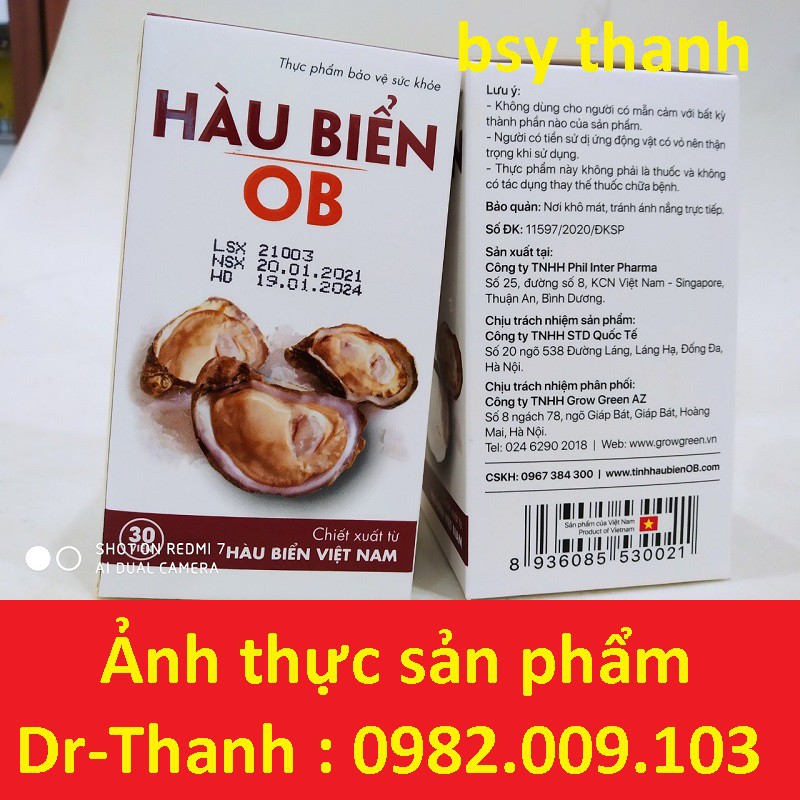 Bộ đôi tinh hàu biển OB + Mãnh dương nam việt, học viện quân y