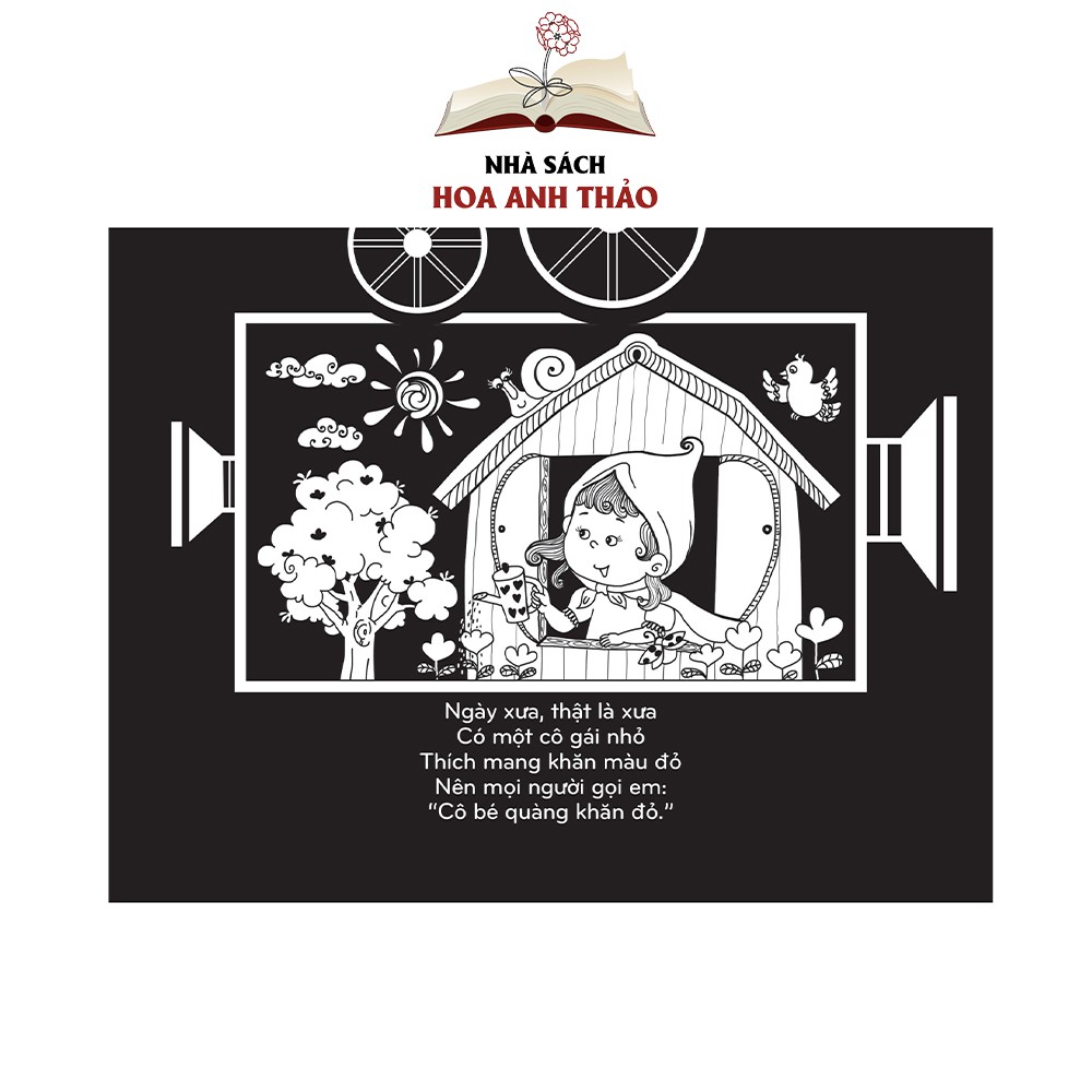 Sách chiếu bóng tương tác - Cinema book rạp chiếu phim trong sách: Cô bé quàng khăn đỏ
