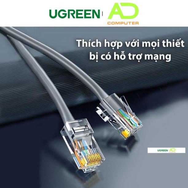 Đầu bấm hạt mạng Cat 6 trong suốt UGREEN NW120