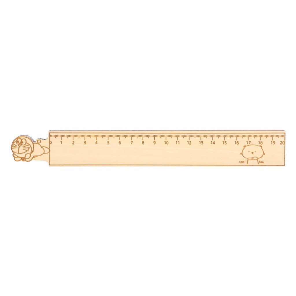 🔹Thước Gỗ Đầu Thú 20cm