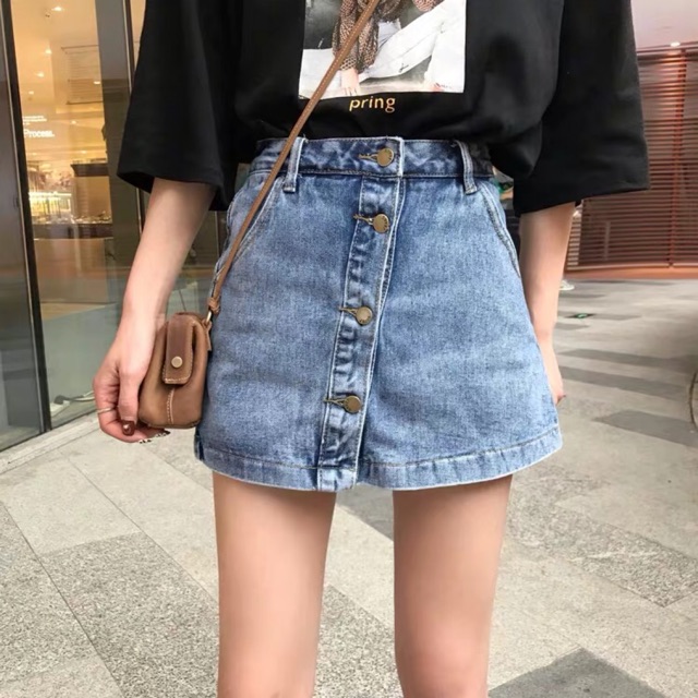 Váy quần Jean ngắn (order taobao)