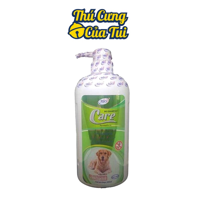Sữa Tắm Diệt Ve Rận Bọ Chét Cho Chó Mèo - Bio Care 500ml - Thú Cưng Của Tui
