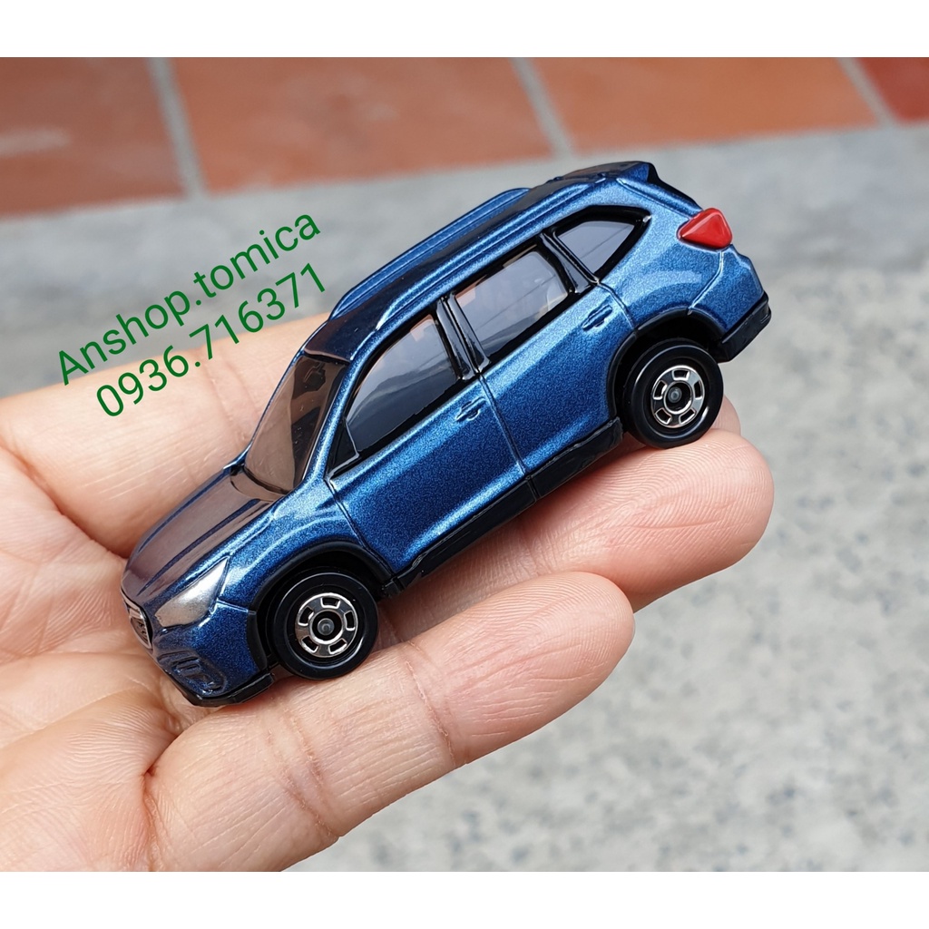 Mô hình siêu xe Subaru màu xanh tomica Nhật Bản