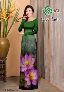 Vải áo dài lụa latin 250k/áo, 350k/bộ