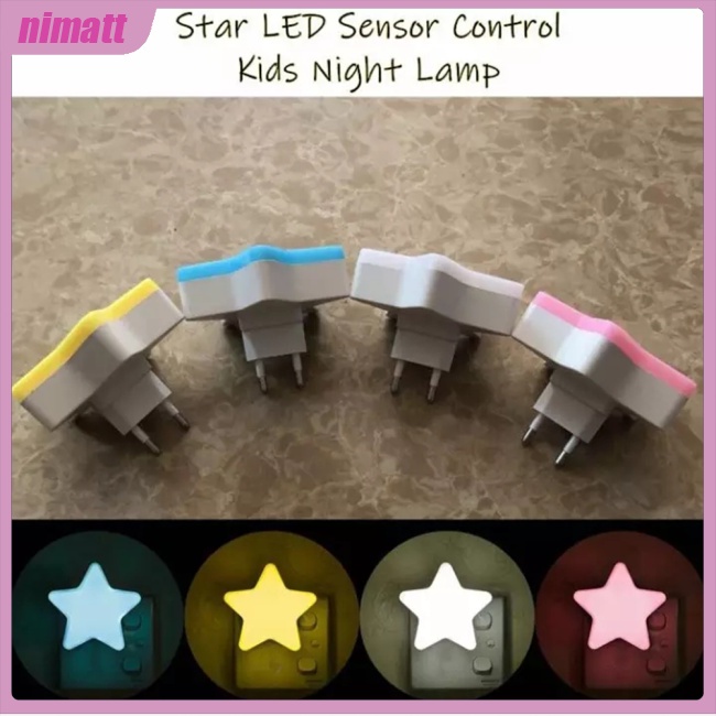 Đèn Ngủ Cảm Ứng Mini Hình Ngôi Sao Cho Bé
