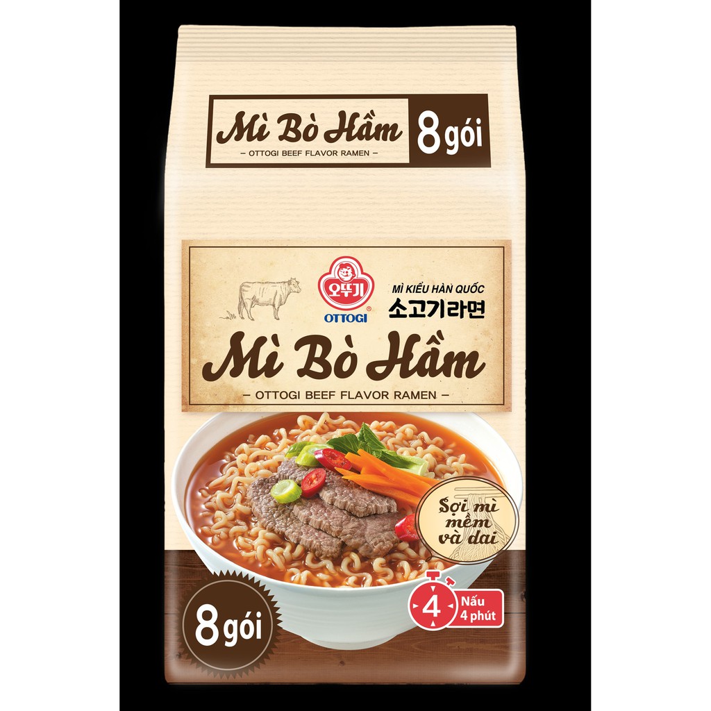 Mì bò hầm lốc ottogi