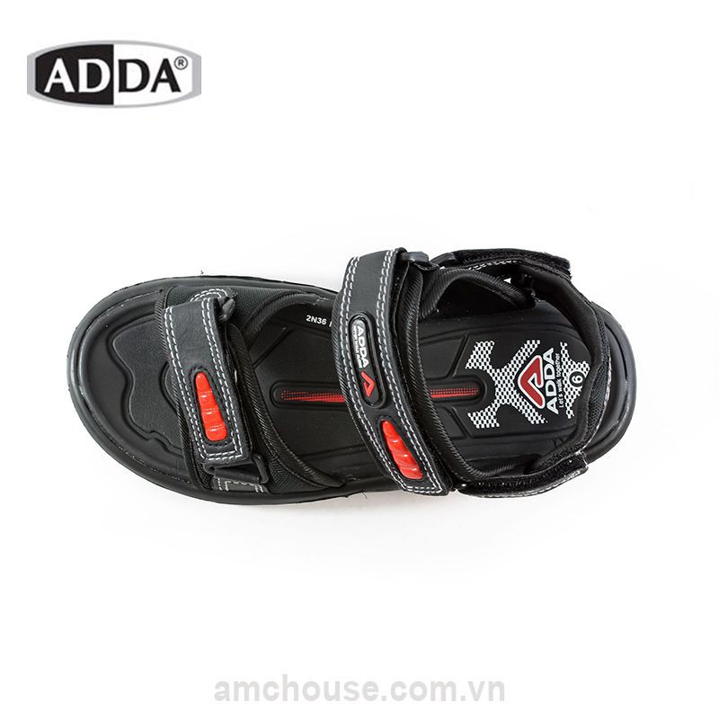 Giày sandal Thái Lan nam ADDA 2N36 - đen đỏ
