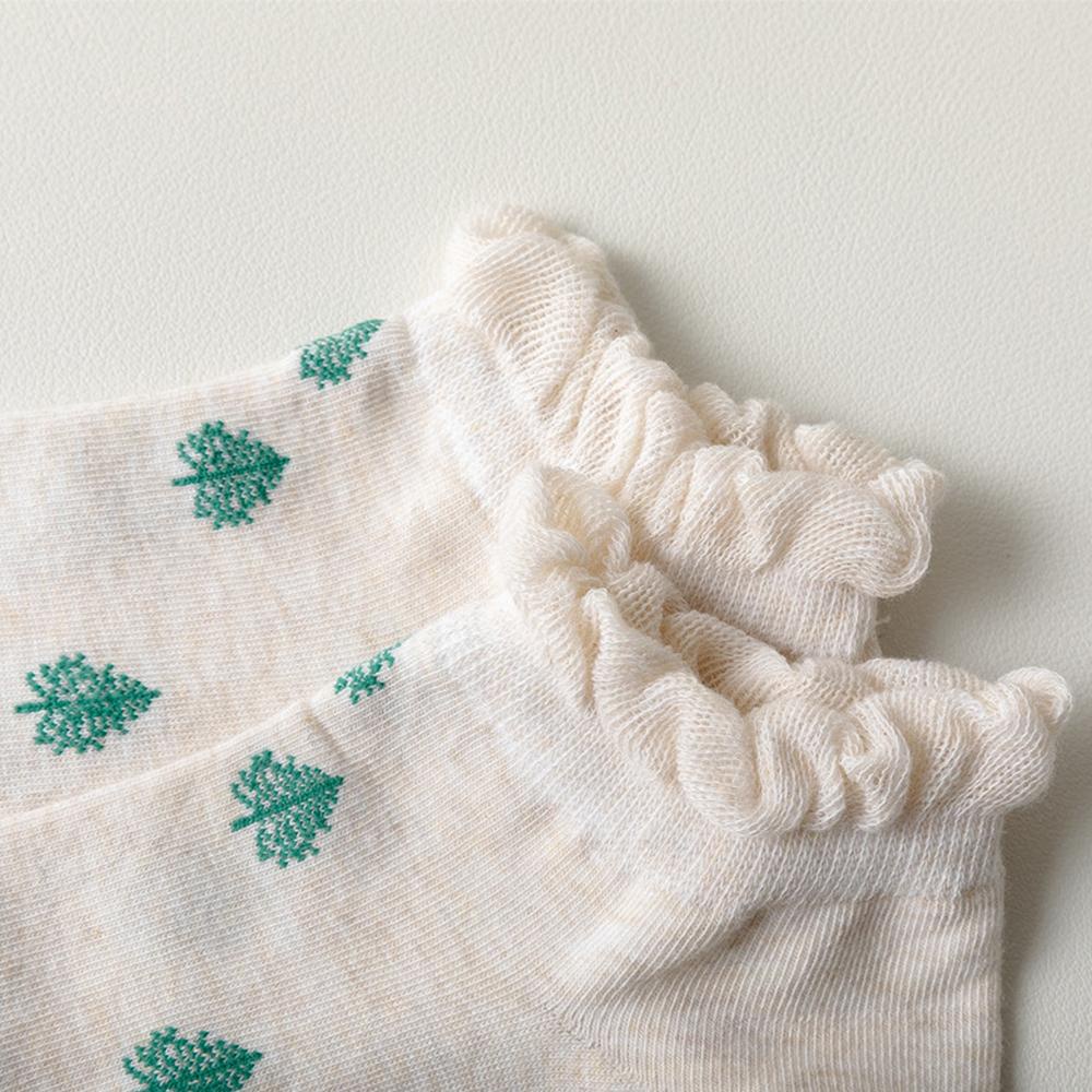 2 Đôi Vớ Cotton Mềm Mại In Họa Tiết Cổ Điển