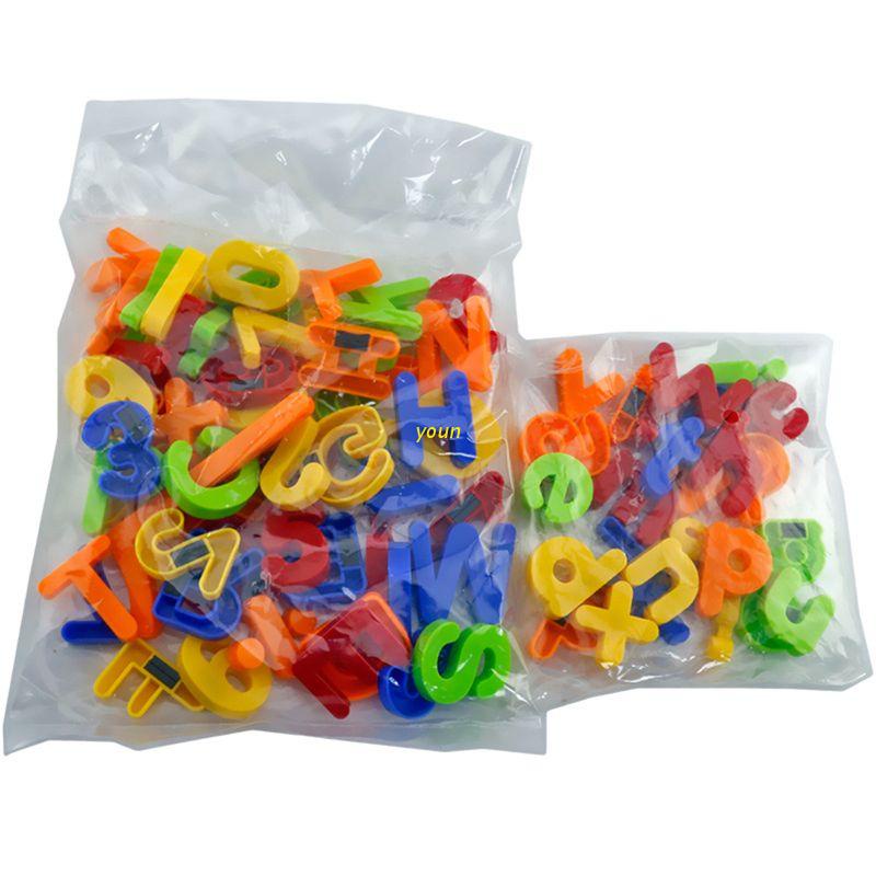 Bộ Đồ Chơi Bảng Chữ Cái ABC 123 Có Nam Châm Hít Tủ Lạnh Tiện Dụng Cho Bé