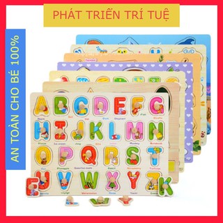 [Mã TOYDEC giảm 10% tối đa 15K đơn từ 50K]Đồ Chơi Bảng Núm Gỗ nhiều chủ đề Cho Bé [Đồ Chơi Trẻ Em)