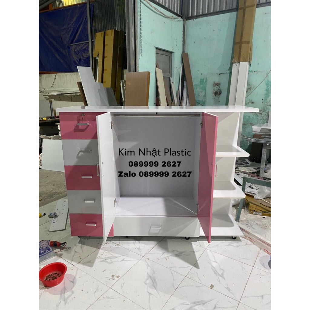 Tủ quần áo trẻ em nhựa Đài Loan có kệ cực đẹp FREESHIP | BigBuy360 - bigbuy360.vn