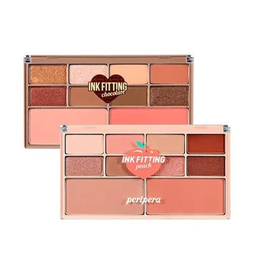 Bảng Phấn Mắt Và Má Hồng 10 Màu Đa Năng Peripera Ink Fitting Color Palette