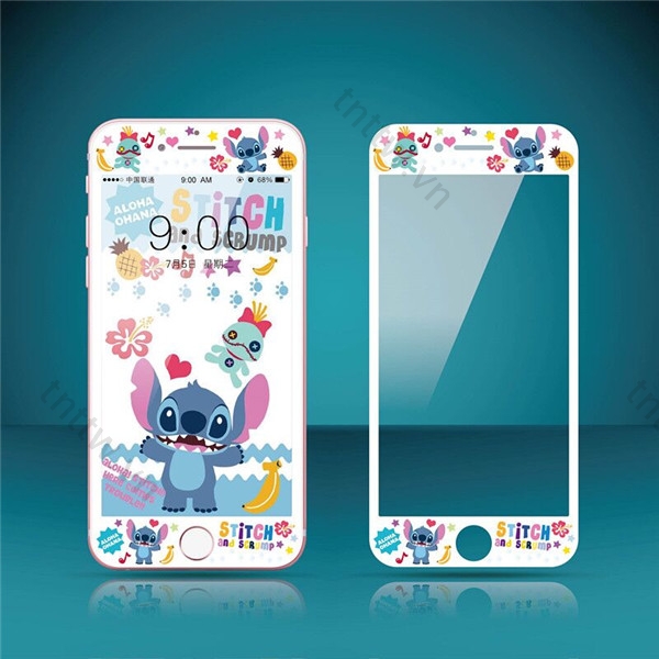 Kính cường lực bảo vệ màn hình họa tiết hoạt hình thích hợp cho Iphone 6 6s I7 I8 Plus 7 8 Plus Se2 6 6S 4.7 5.5