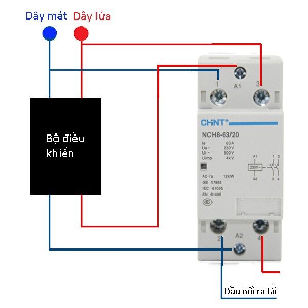 Khởi động từ 1 pha CHINT NCH8