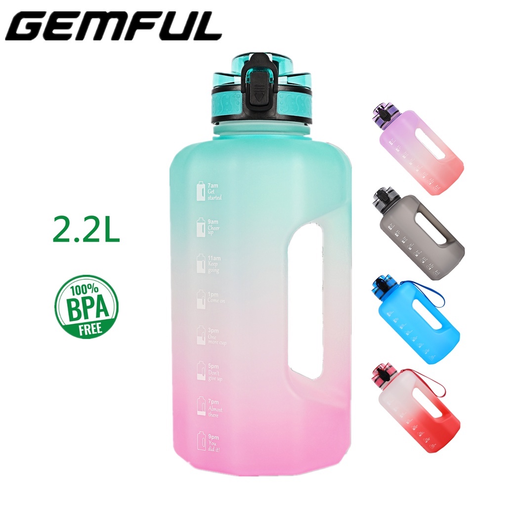 Bình Nước Thể Thao 2.2 Lít Không BPA Chống Rò Rỉ