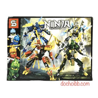 Lego Lắp Ráp Ninja Master cưỡi Robot chiến binh- 7015B