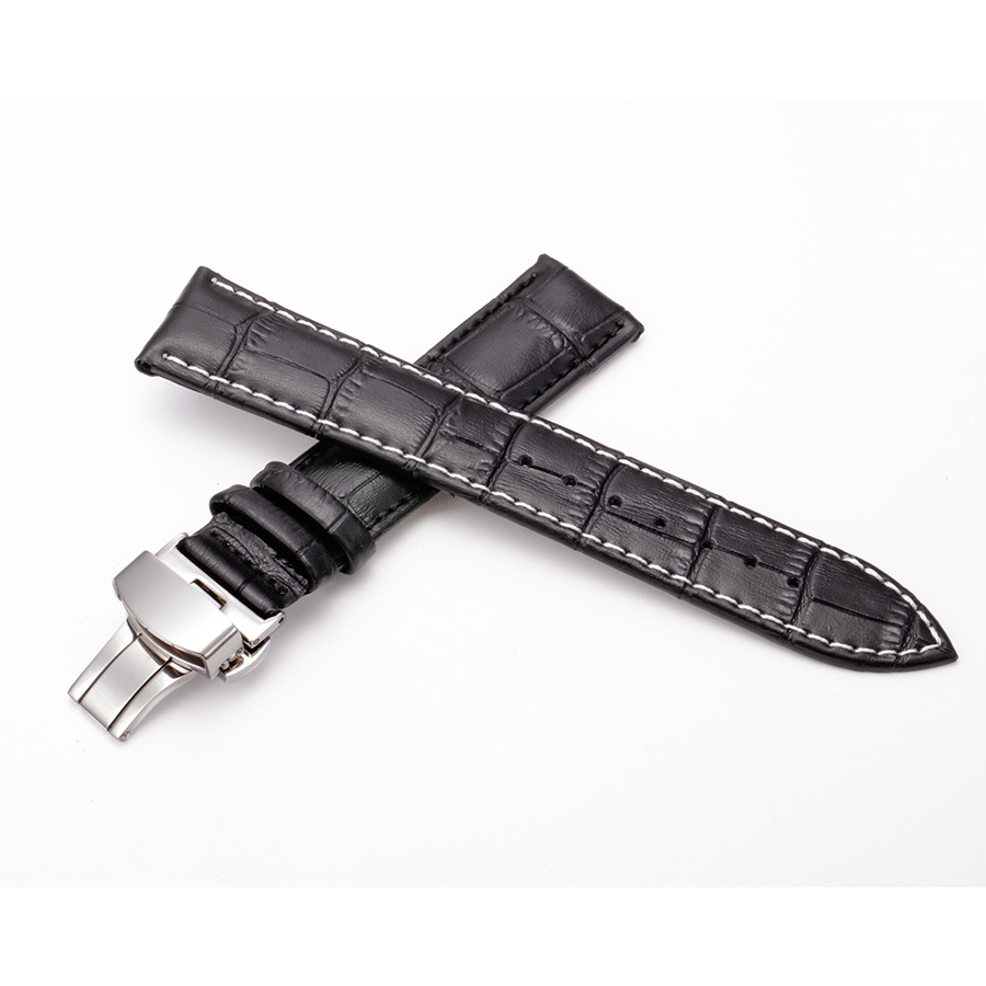 Dây Đồng Hồ Da Thật Cao Cấp 12 13 14 15 16 17 18mm 19mm 20mm 21mm 22mm 23mm 24mm