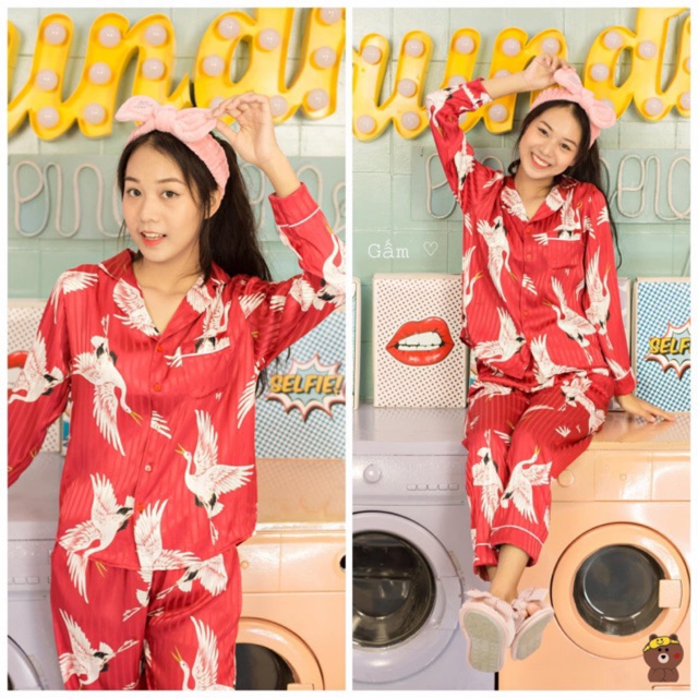 Đồ bộ pijama Gấm cao cấp - TDQD