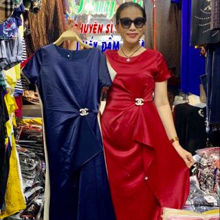 Đầm phi lụa