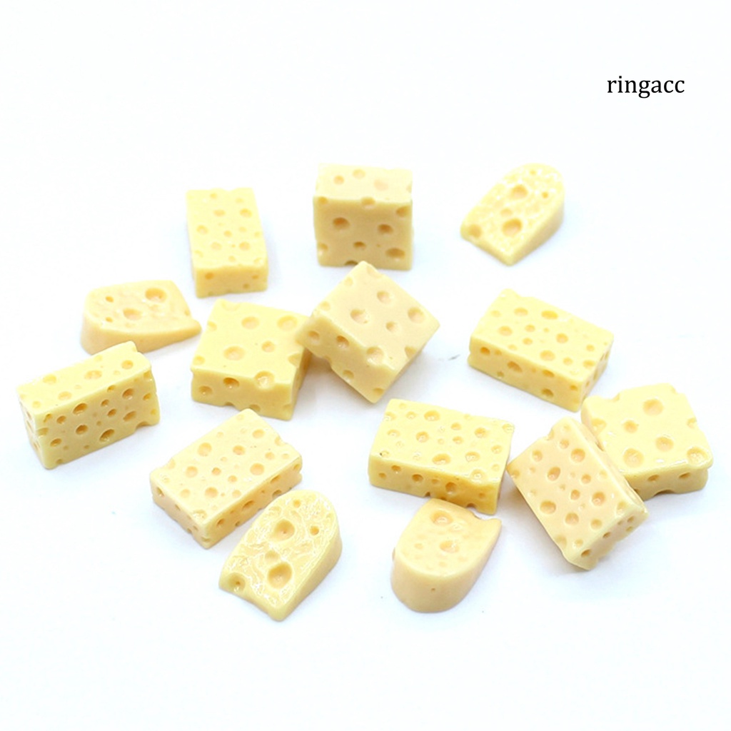 Set 10 Mô Hình Bánh Mì Phô Mai Mini Trang Trí Tiểu Cảnh