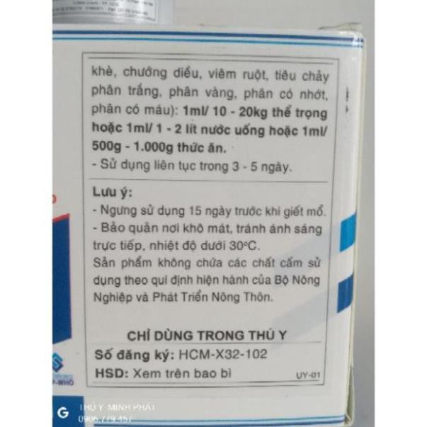 [Mã 159FMCGSALE giảm 8% đơn 500K] 1 HỘP FLOSAL D (10chai 10ml)