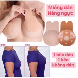 [Freeship] SET 2 MIẾNG DÁN NÂNG NGỰC HÌNH THỎ 