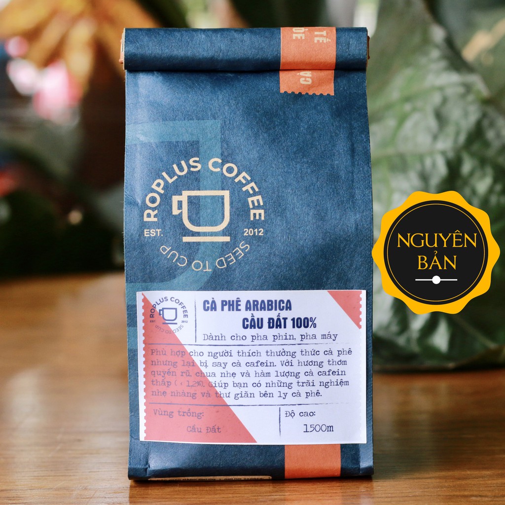[Mã GROXUAN1 giảm 8% đơn 150K] Cà phê Arabica Cầu Đất nguyên chất 100% thơm quyến rũ Pha Máy,ColdBrew và Drip