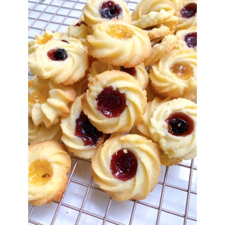 Cookies bơ Hạnh Nhân mứt hoa quả / Bánh quy bơ
