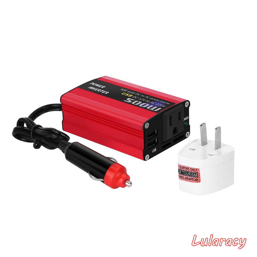 Bộ Chuyển Đổi Nguồn Điện 500w Dc Sang Ac Dc 12v Sang 110v 220v Ac Cho Xe Ô Tô | BigBuy360 - bigbuy360.vn